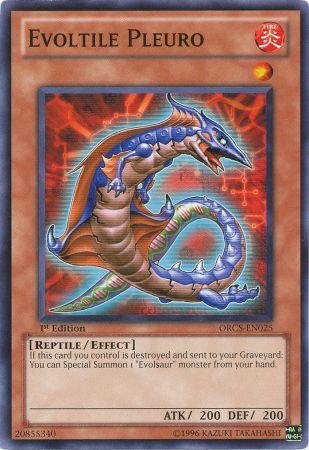 Yugioh Card Evoltile Pleuro - ORCS-EN025 - Common - 1st Edition Order of Chaos