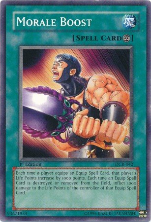 Yugioh Card Morale Boost - DCR-042 - Common 1st Edition (Dark Crisis DCR)