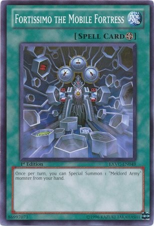 Yugioh Card Fortissimo the Mobile Fortress - EXVC-EN049 - Common 1st Edition