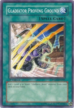 Yugioh Card Gladiator Proving Ground - PTDN-EN061 - Common Unlimited Edition