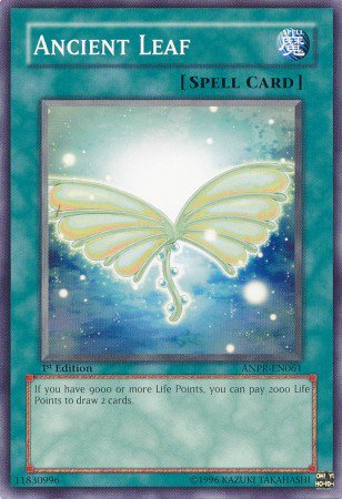 Yugioh Card Ancient Leaf - ANPR-EN061 - Common Unlimited Edition