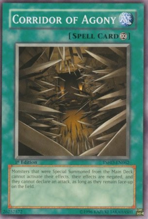 Yugioh Card Corridor of Agony - TSHD-EN062 - Common Unlimited Edition
