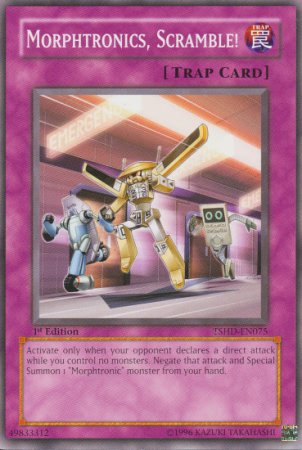 YuGiOh Card Morphtronics Scramble - TSHD-EN075 - Common 1st Edition