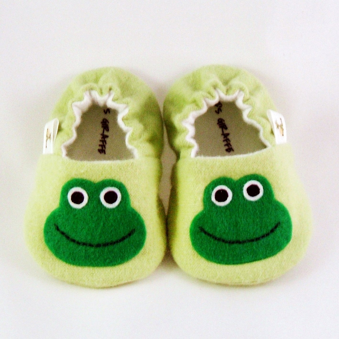 Baby Booties - Frog - (6-9 mo)
