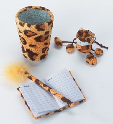PLUSH STATIONERY SET