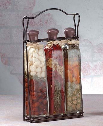 PRESERVED TREATS IN RACK
