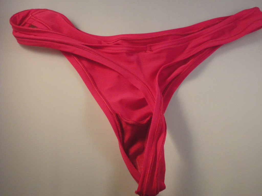 Sexy Thong Panties, RED, SMALL