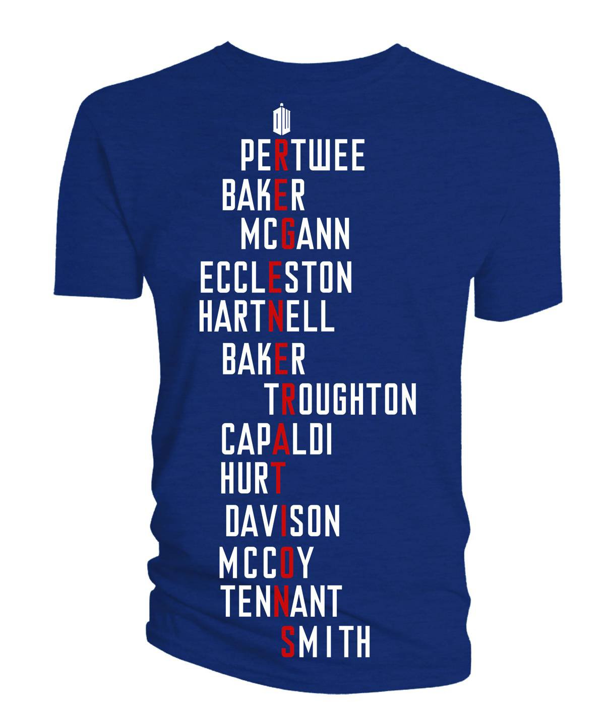 DOCTOR WHO REGENERATION NAMES T/S LG (C: 0-1-0)