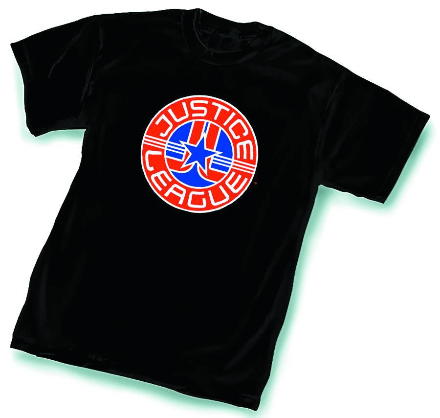 JUSTICE LEAGUE LOGO WOMENS T/S LG (C: 1-1-3)