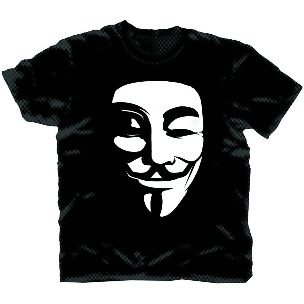 V FOR VENDETTA VENDETTA WHITE MASK BLK T/S XL (C: 1-1-0)