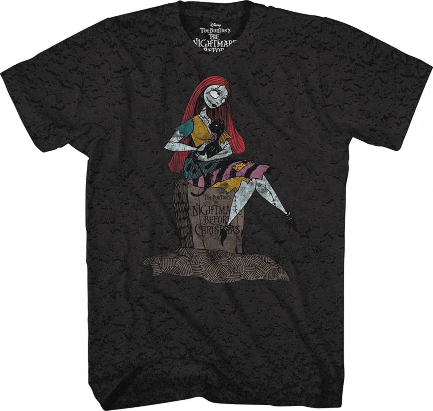 NBX SALLY NIGHTMARES BLK RAINWASH T/S MED (C: 1-1-1)