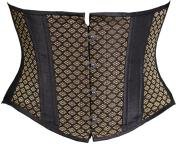 Diamond Waist Black Cincher