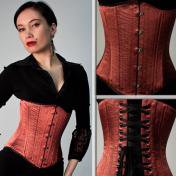 Rustic Orange Medieval Corset