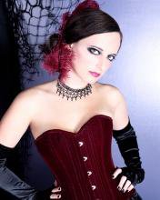 Burgundy Overbust Corset