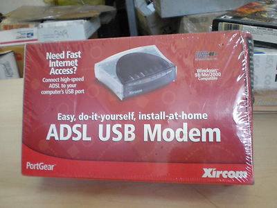 *NEW* Intel Xircom ADSL USB Modem Portgear DSL Internet Adapter High Speed Inter