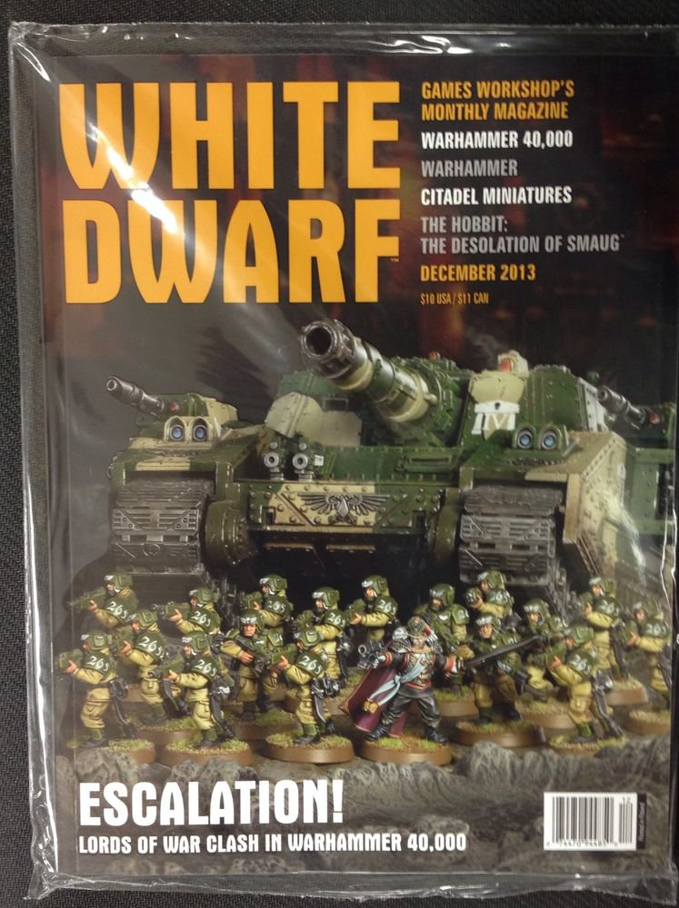 GAMES WORKSHOP WARHAMMER 40K WHITE DWARF MAGAZINE DECEMBER 2013 NEW SEALED