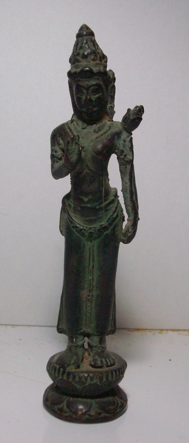 Antique ! Vintage Bali Roro Jonggrang Beauty Dancer OLD Bronze Statue Table Decor #r306