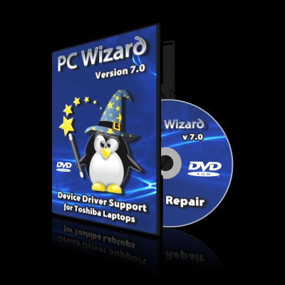 PC Wizard - For Toshiba Laptops on DVD Disc