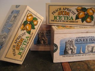 Peach Apricot Iced Tea bags