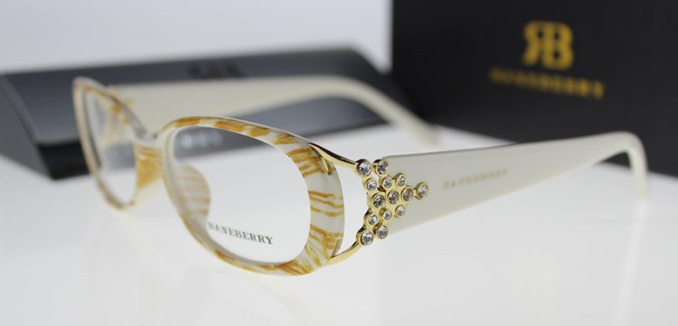 Women Full-Rim Eyeglasses Frame With Floral Glasses Frame Acetate Optical Frames