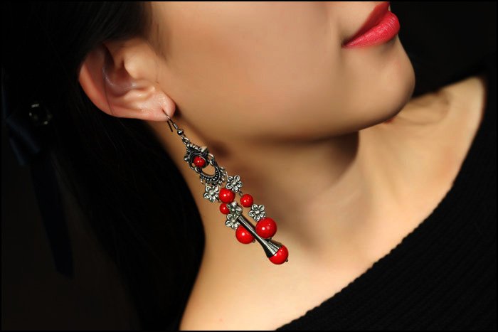 handmade national bohemia style tibet earrings