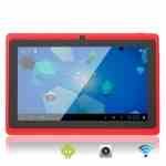 7" Capacitive Touch Screen A13 Android 4.0 8GB Tablet PC with Front Camera Red