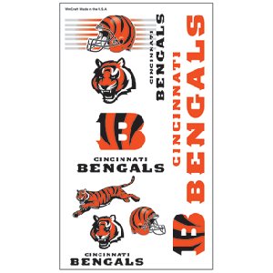 Cincinnati Bengals Assorted Temporary Tattoos