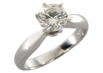 2 CARAT WOMENS SOLITAIRE BRILLIANT ROUND DIAMOND ENGAGEMENT RING WHITE GOLD