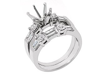1.26 CARAT WOMENS DIAMOND ENGAGEMENT RING SEMI-MOUNT SET ROUND CUT WHITE GOLD