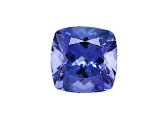 Cushion Cut Shape Blue AA Tanzanite 6mm 1.00 Carat Loose Gem Stone