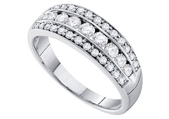 .72 CARAT WOMENS BRILLIANT ROUND CUT DIAMOND RING WEDDING BAND WHITE GOLD