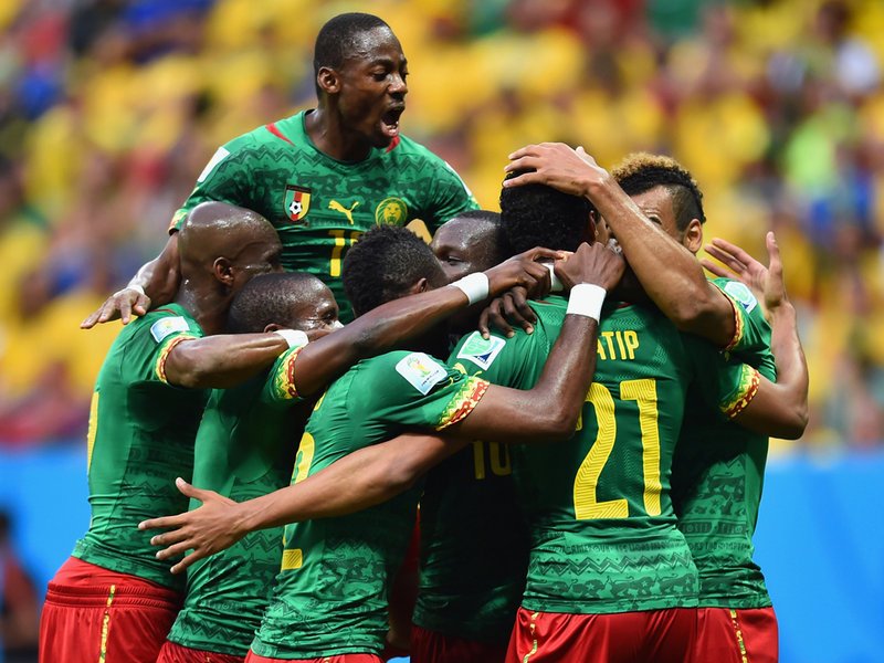 010 - 8 X 6 Photo - Football - FIFA World Cup 2014 - Joel Matip Goal Against Brazi
