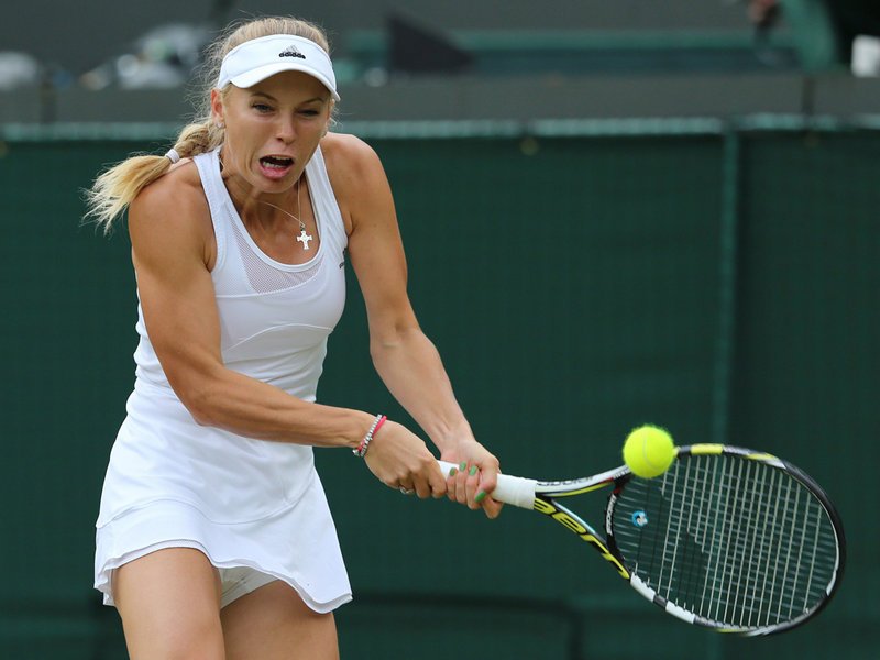 029 - 8 x 6 Photo - Tennis - Wimbledon Championship 2014 - Day 3 - Caroline Wozniacki