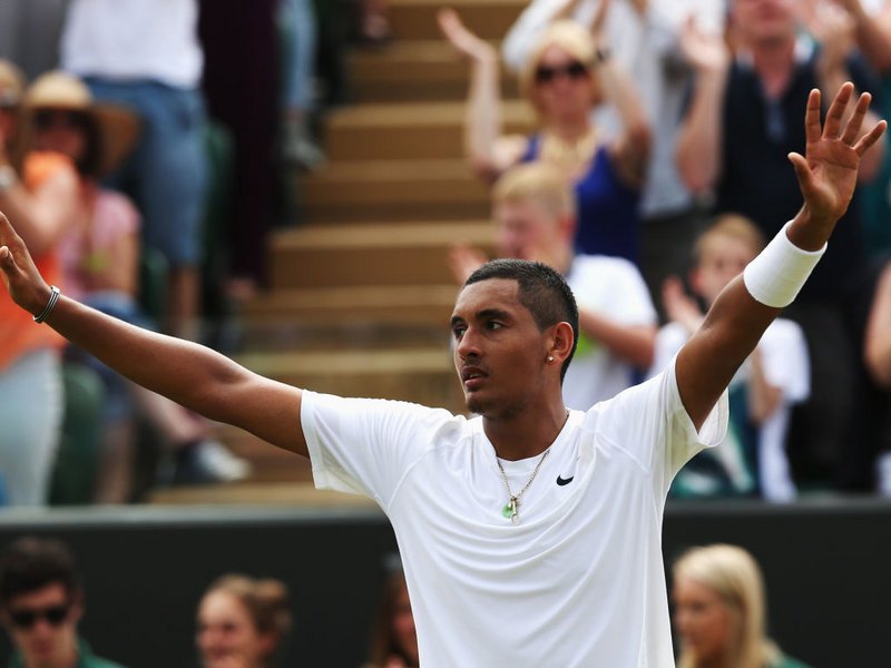 043 - 8 X 6 Photo - Tennis - Wimbledon Championship 2014 - Day 2 - Nick Kyrgios