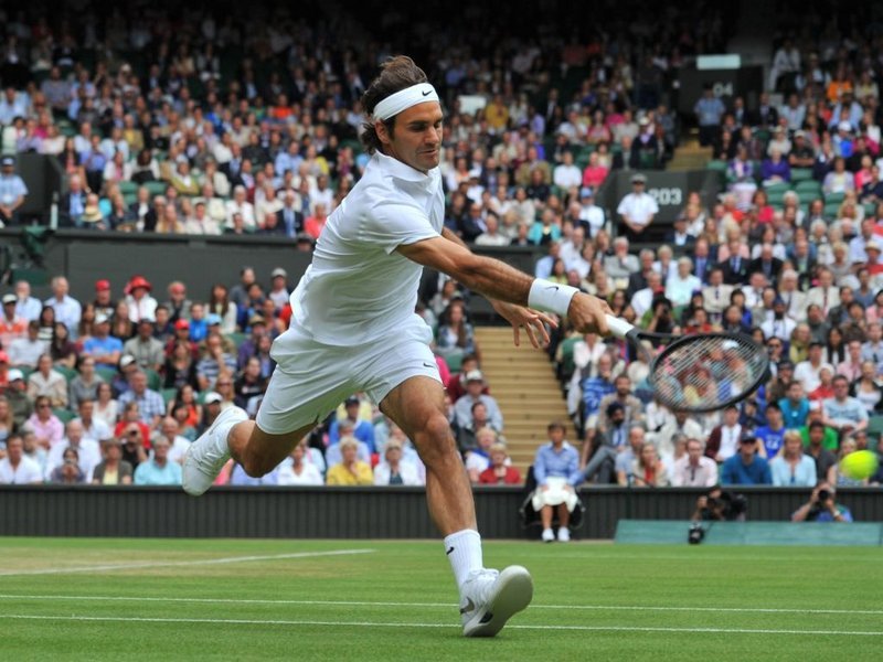 046 - 8 X 6 Photo - Tennis - Wimbledon Championship 2014 - Day 2 - Roger Federer