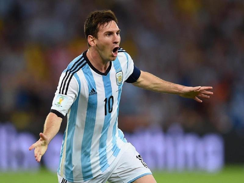 WC 0103 - 8 X 6 Photo - Football - FIFA World Cup 2014 - Argentina V Bosnia - Lionel Messi