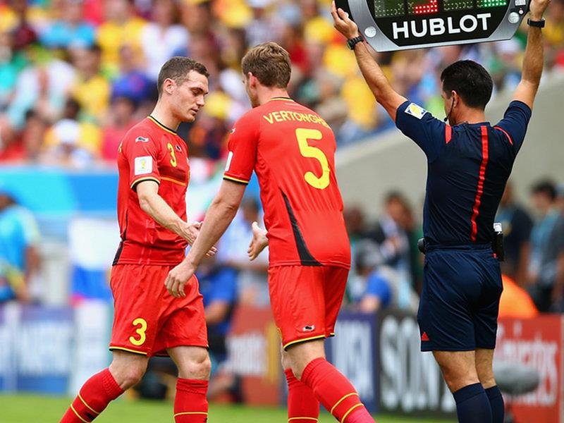 WC 0129 - 8 X 6 Photo - Football - FIFA World Cup 2014 - Belgium V Russia - Thomas Vermaelen