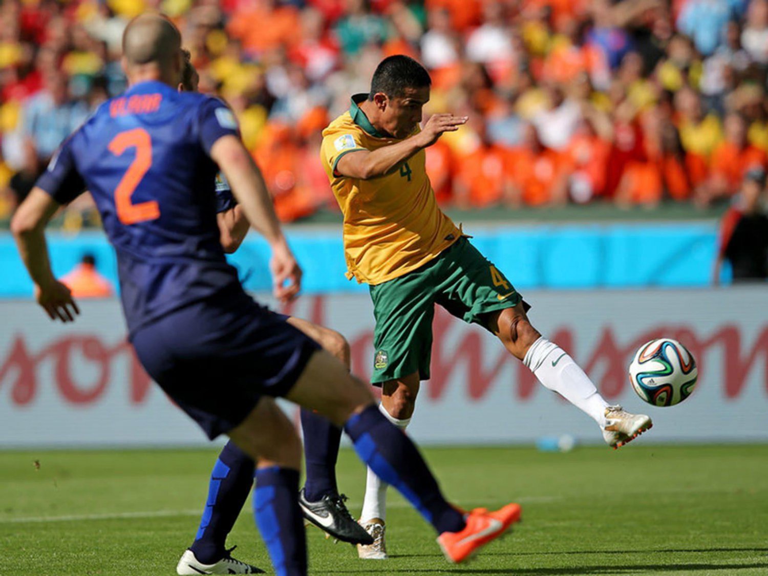 WC 0190 - 8 X 6 Photo - Football - FIFA World Cup 2014 - Holland V Australia - Cahill Wonder Goal