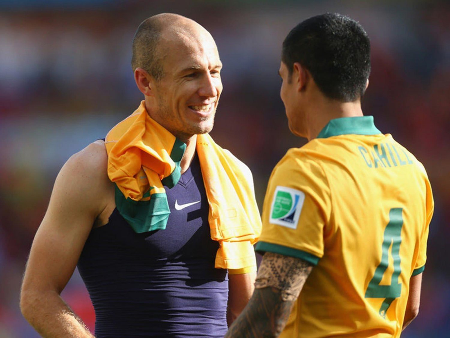 WC 0192 - 8 X 6 Photo - Football - FIFA World Cup 2014 - Holland V Australia - Tim Cahill