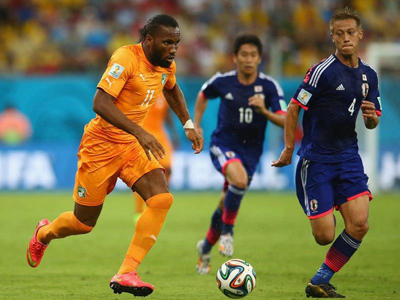 WC 0210 - 8 X 6 Photo - Football - FIFA World Cup 2014 - Japan V Ivory Coast - Didier Drogba