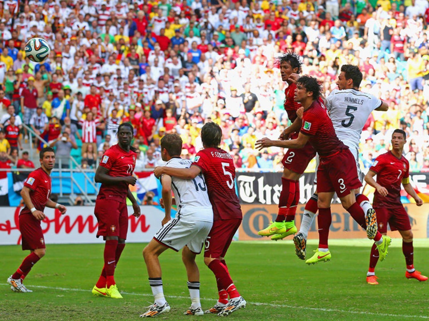 WC 0248 - 8 X 6 Photo - Football - FIFA World Cup 2014 - Germany V Portugal