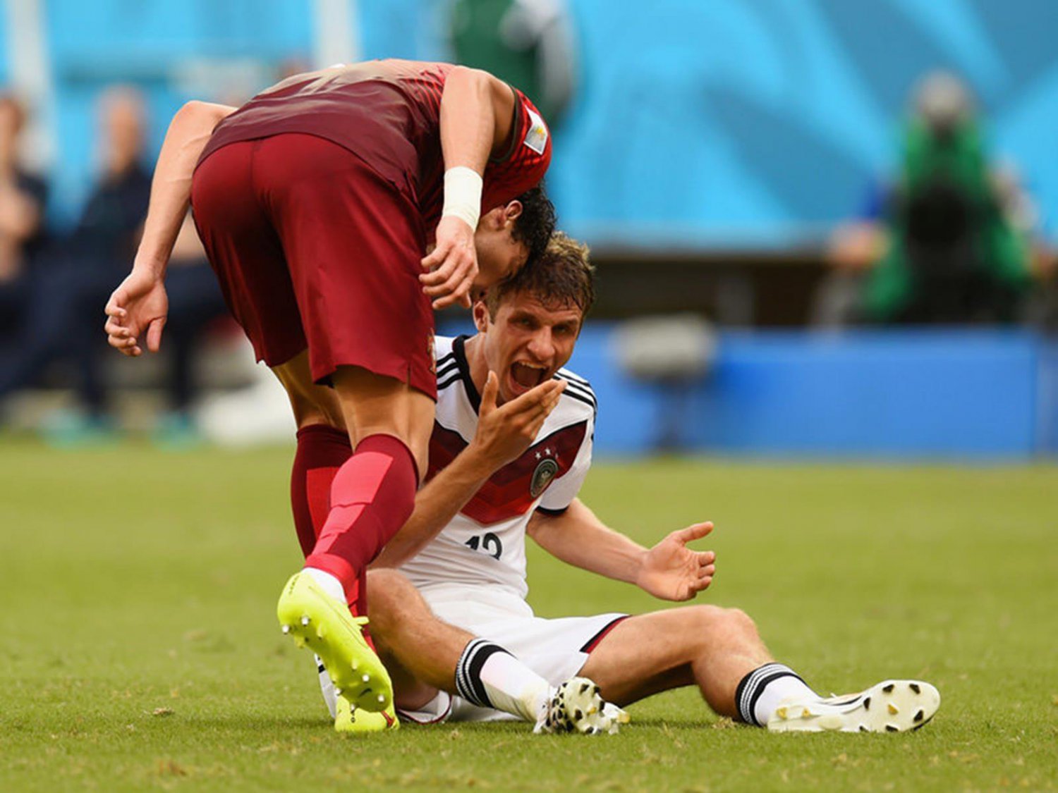 WC 0250 - 8 X 6 Photo - Football - FIFA World Cup 2014 - Germany V Portugal