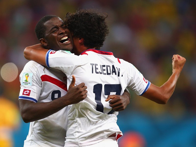 446 - 8 X 6 Photo - Football - FIFA World Cup - Costa Rica V Greece - Joel Campbell