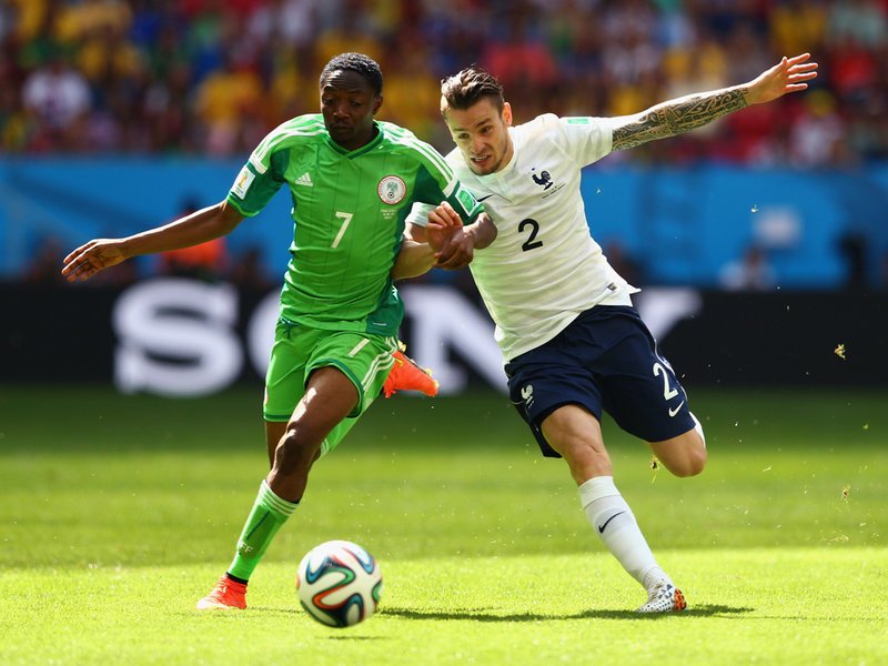 475 - 8 x 6 Photo - Football - FIFA World Cup - France v Nigeria - Ahmed Musa