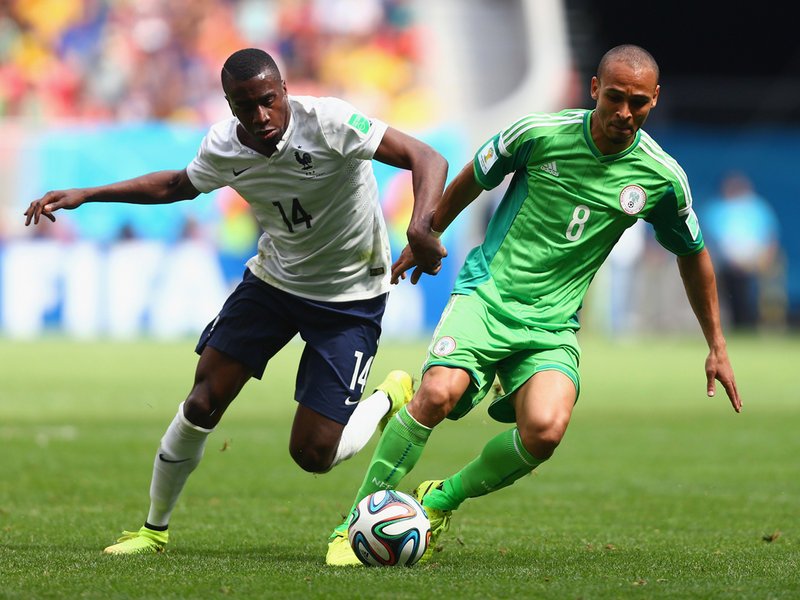 476 - 8 x 6 Photo - Football - FIFA World Cup - France v Nigeria - Blaise Matuidi