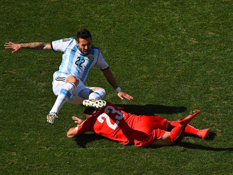 501 - 8 x 6 - Photo - Football - FIFA World Cup - Argentina v Switzerland Xherdan Shaqiri
