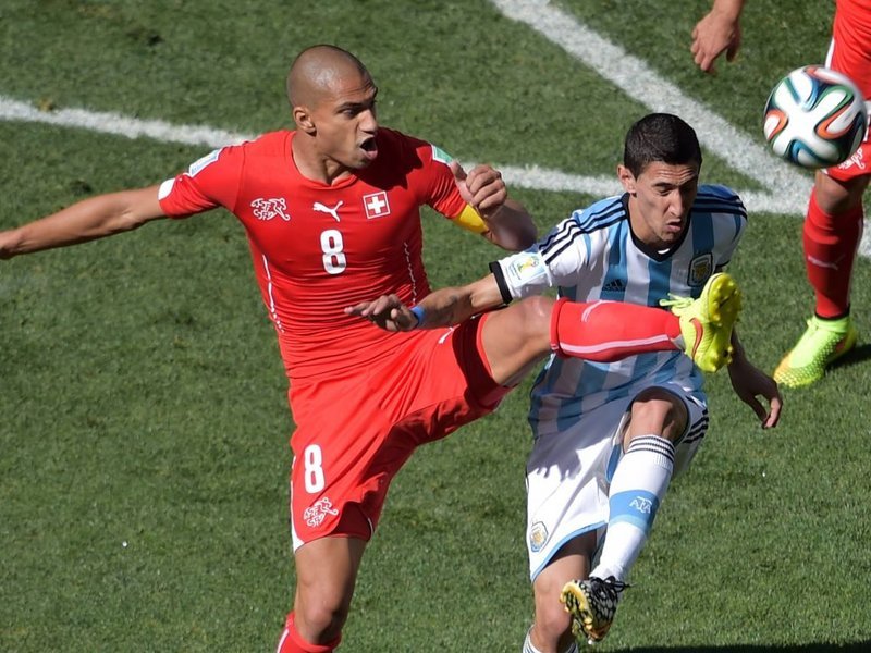 510 - 8 x 6 - Photo - Football - FIFA World Cup - Argentina v Switzerland Goekhan Inler