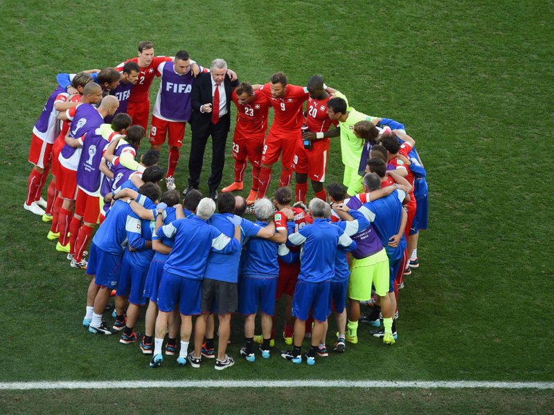 513 - 8 x 6 - Photo - Football - FIFA World Cup - Argentina v Switzerland Ottmar Hitzfeld