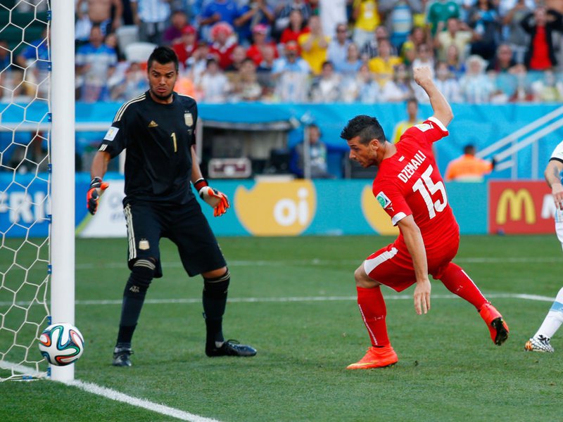 518 - 8 x 6 - Photo - Football - FIFA World Cup - Argentina v Switzerland Blerim Dzemaili