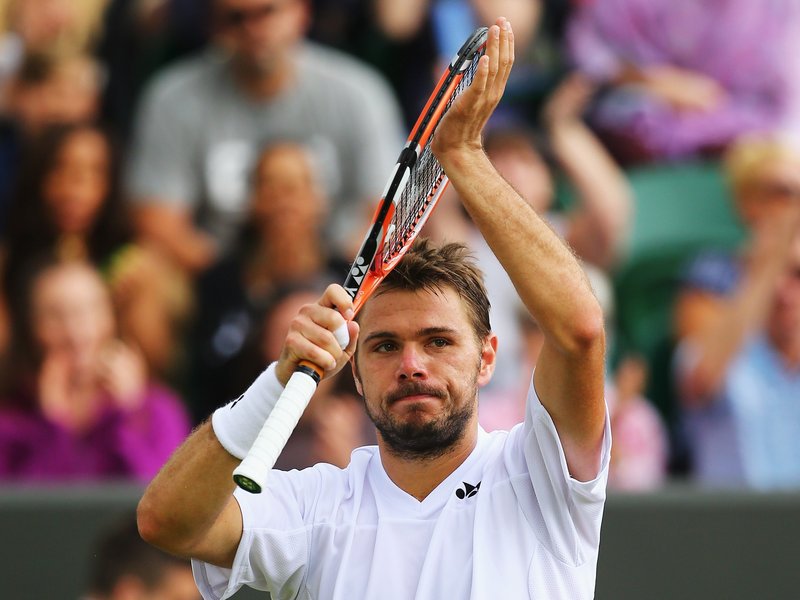 086 - 8 X 6 - Photo - Tennis - Wimbledon Championship 2014 - Day 8 - Stan Wawrinka